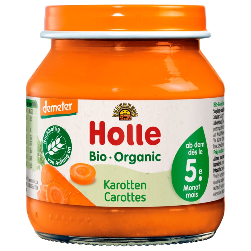 Holle Bio Demeter Karotten nach dem 4. Monat 125g